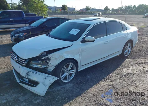 2013 Volkswagen Passat 2.0L Tdi Sel Premium из США, поврежденный, VIN 1VWCN7A38DC030168
